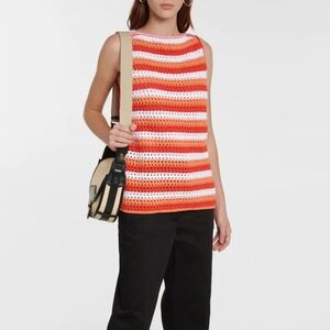 Victoria Beckham Striped Knit Tank Top